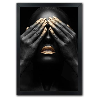 Poster Quadro Mulheres Sensuais Beleza Africana 4 - comprar online