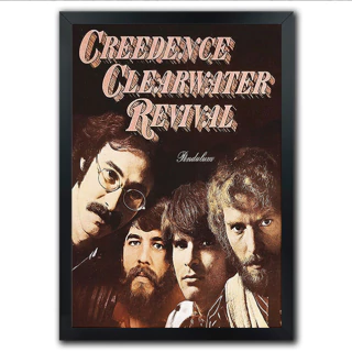 Poster Quadro Creedence Fortunate Son Clearwater Revival CCR John Fogerty Tom Fogerty Doug Clifford - comprar online