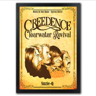Poster Quadro Creedence Clearwater Revival Suzie Q - comprar online