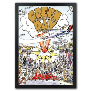 Poster Quadro Green Day dookie - comprar online