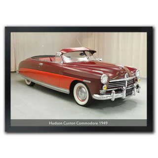 Poster Quadro Carros Antigos Vintage Retro Hudson Custon Commodore 1949 - comprar online