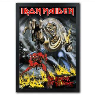 Poster Quadro Iron Maiden The Number Of The Beast - comprar online