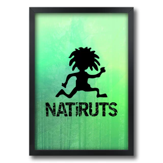 Poster Quadro Reggae Natiruts Reggae Roots Cultura Música Natiruts Reggae Power - comprar online