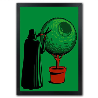 Poster Quadro Personagens Geek Darth Vadder - comprar online