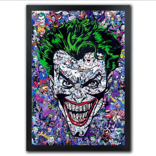 Poster Quadro Personagens Geek coringa - comprar online
