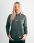 Signature Hoodie Washed Grey Buzo Canguro Oversize