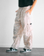 Butter Logos Full Print Pantalon Parachute - comprar online