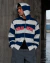 Zip Hoodie Boxy Varsity Blue