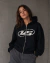 Zip Hoodie Boxy New Circle