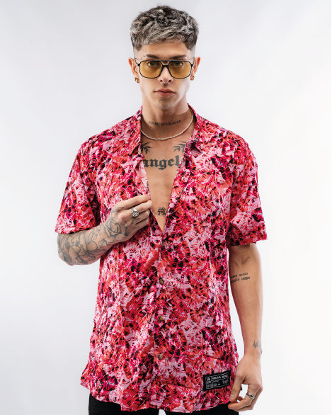 Camisa Hawaiana Hangover Red thumbnail 3