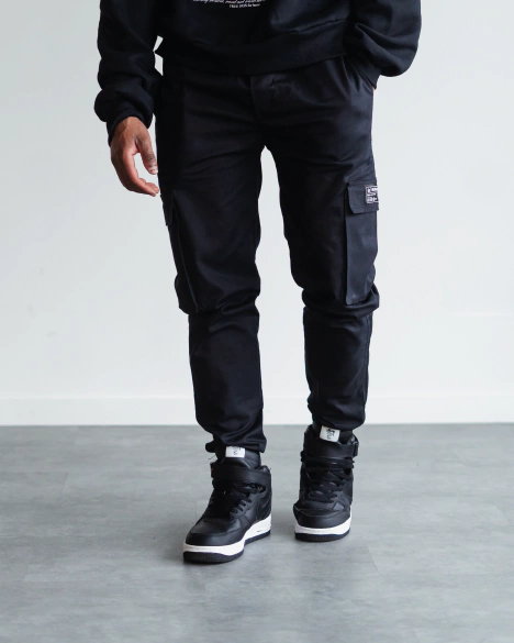 Jogger Cargo Black Basic thumbnail 2