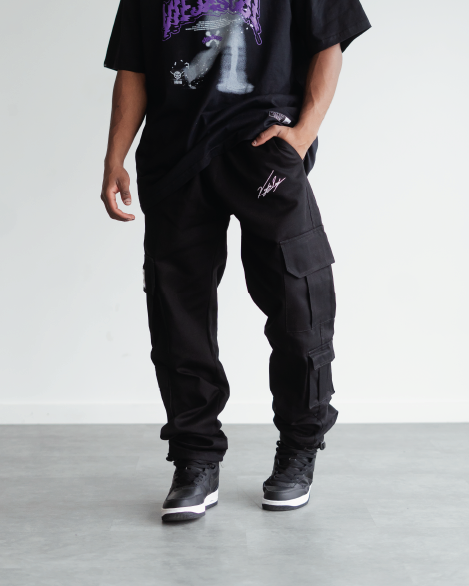 Pantalón Cargo 8Z Signature Black thumbnail 3