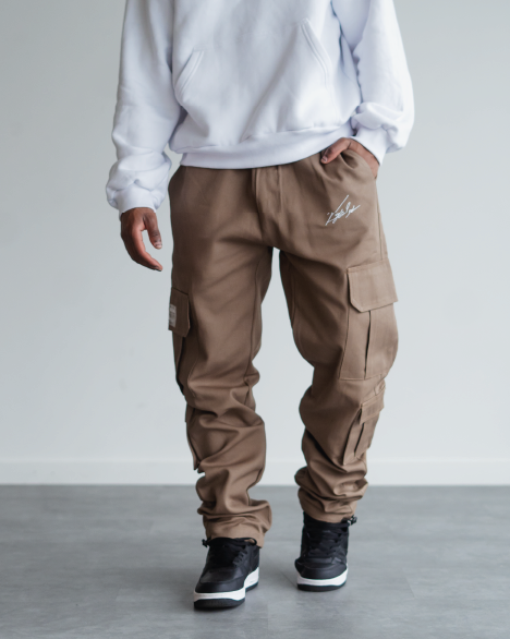 Pantalón Cargo 8Z Signature Beige thumbnail 3