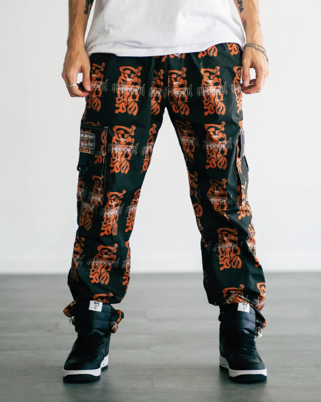 Member Orange Pantalon Cargo Sire Full Print thumbnail 2