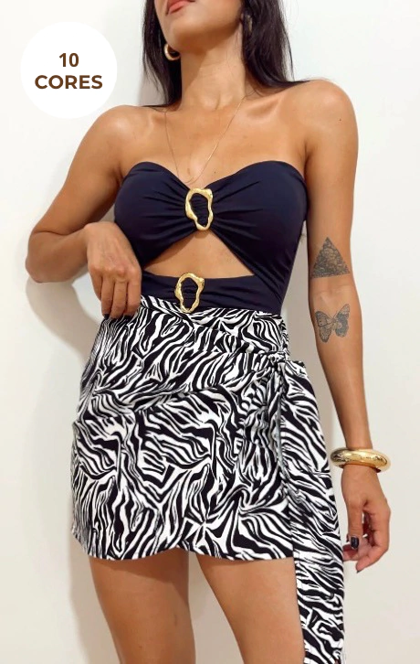 Saia Linho Kivia - comprar online