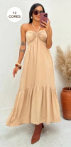Vestido Flora Liso - comprar online
