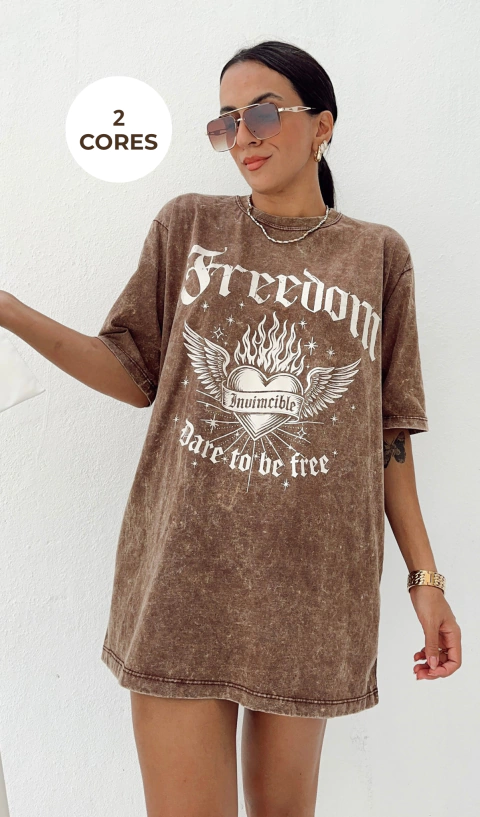 Maxi T-shirt Estonada - comprar online