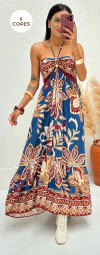 Vestido Flora estampado - comprar online