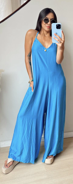 Macacão Manuela Azul