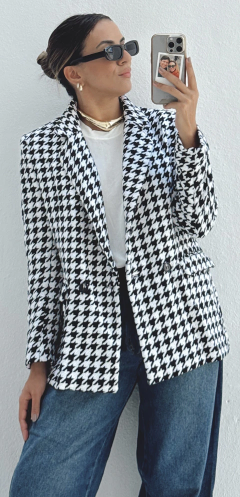 Blazer Tweed Forrado Viena