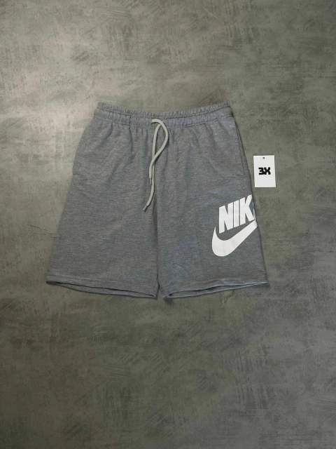 BERMUDA NK MOLETOM ICON - CINZA