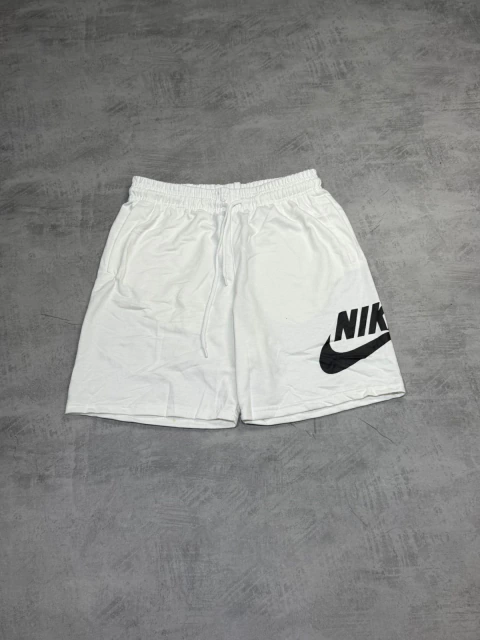 BERMUDA NK MOLETOM ICON - BRANCO