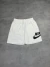 BERMUDA NK MOLETOM ICON - BRANCO