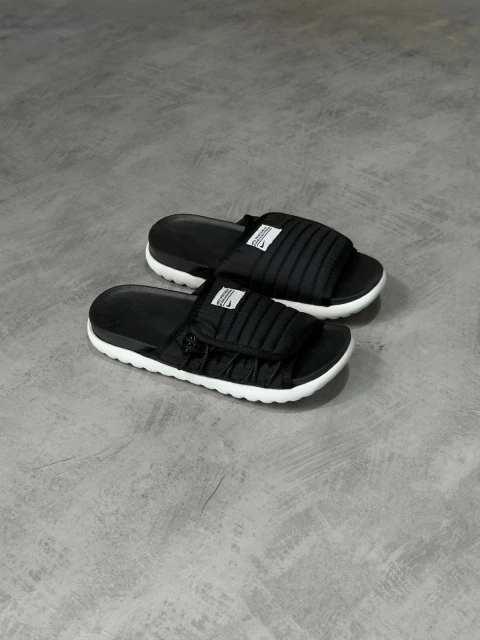 CHINELO SLIDE NK ASUNA 2.0 - PRETO E BRANCO