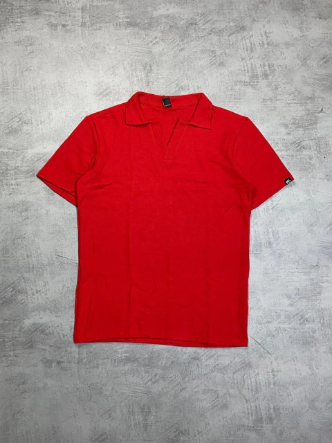 CAMISETA POLO ITALIANA - VERMELHO