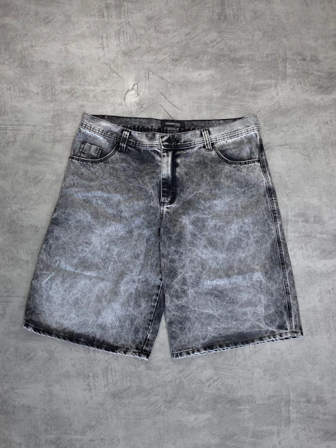 BERMUDA JORTS BLACK ICE WHASH - CINZA