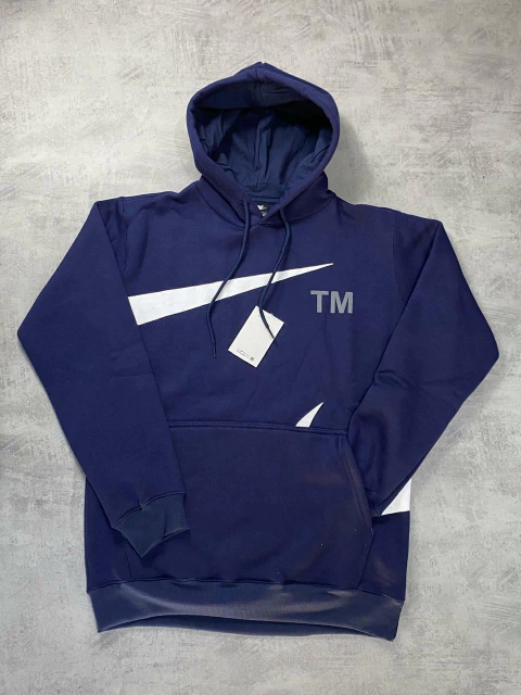 MOLETON CANGURU NK TM - AZUL MARINHO