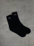 MEIA CANO ALTO NK SWOOSH BÁSICA - PRETO na internet