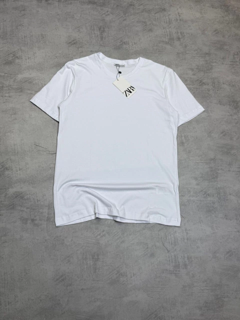 CAMISETA ZARA BÁSICA - BRANCO