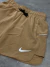 BERMUDA NK TACTEL MAURICINHO SWOOSH - BEGE ESCURO - comprar online
