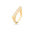 Anel Grande Pedra 5 Retangular 23X3Mm Tam. 16
