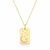 Corrente C Ping Zirconia Lua 8 Estrela Retangular 17Mm Tam. 45