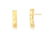 Brinco Liso 3 Spike Curvo 6X21mm