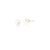 Brinco Liso Perola Shell 8Mm