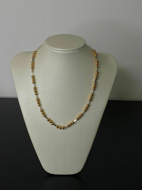 Corrente Mistura de Banhos Esferas com Canutilho pequeno