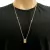 ESCAPULÁRIO TUDO POSSO + CRUCIFIXO VAZADO ( 2MM ) ( CARRIER CADEADO ) - VB Premium