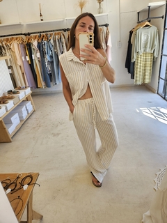 PANTALÓN LUISA BEIGE - comprar online