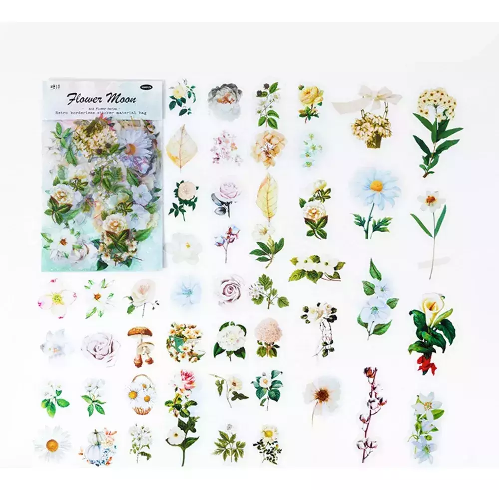 STICKERS FLORES SECAS PARA RESINA 100U - VERDE