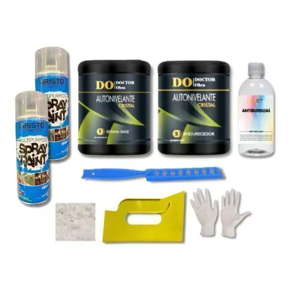 Kit Apliqa - mesadas Resina Transparente 2,1m2