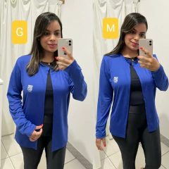 Casaquinho proteção uv 50+ aberto kimono cardigan - Look Sol Modas Roupa de Academia Feminina 