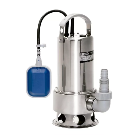 BOMBA SUMERGIBLE SUM900A AGUA SUCIA ACERO INOXIDABLE 900W PLUVIUS