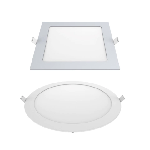 PLAFON EMBUTIR 12W LUZ FRIA 5500K - SILVERLIGHT