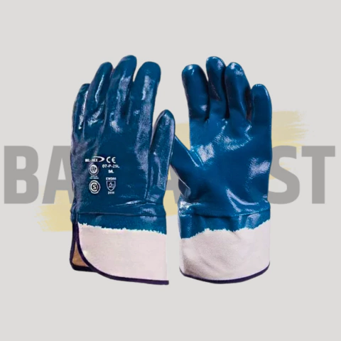 GUANTE NITRILO BAÑO COMPLETO / LONA / TEJIDO AZUL T9 - comprar online