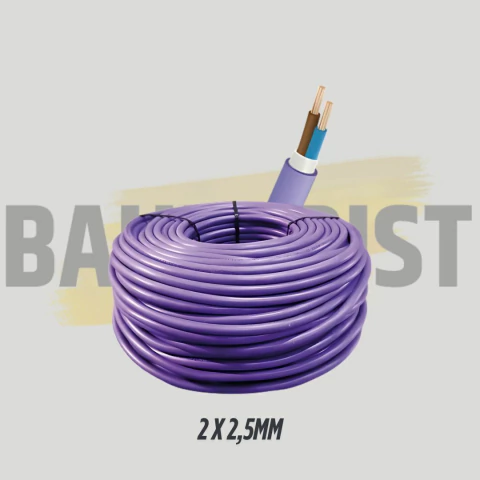 CABLE SUBTERRANEO 2X2,5MM X METRO