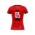 Camisa do SAO PAULO Oficial Feminina Immortal 2005 Vermelha Yokohama Camiseta SPFC Original 20 anos do Tri Mundial 2025