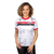 Kit Casal Tricolor IMMORTAL Branca – Camisa e Baby Look Licenciada Oficial do SPFC Comemorativa do Tri Mundial - Hyperbole Oficial